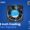 6 inch cooling fan square