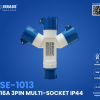 16A 3PIN Multi-socket IP44 (SE-1013)