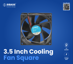 3.5 inch cooling fan square