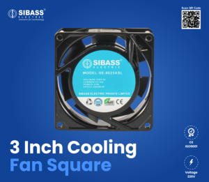 3 Inch Cooling Fan Square - 220v