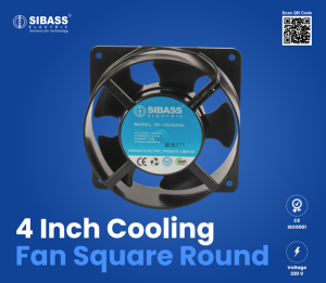 4 Inch Cooling Fan Square Round