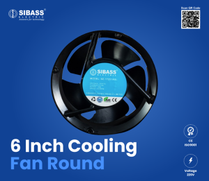 6 Inch Cooling Fan Round