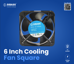 6 inch cooling fan square
