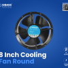 8 inch cooling fan round
