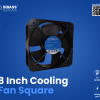 8 inch cooling fan square