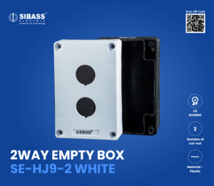 2WAY EMPTY BOX SE-HJ9-2 WHITE