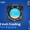 3inch cooling fan square 12v_24v