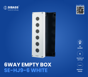 6WAY EMPTY BOX SE-HJ9-6 WHITE