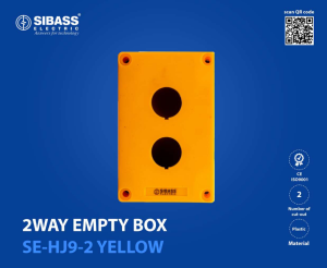 2WAY EMPTY BOX SE-HJ9-2 YELLOW