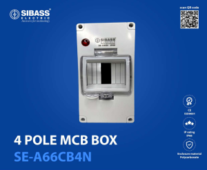 4 Pole MCB BOX SE-A66CB4N