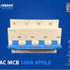 AC MCB 100A 4Pole