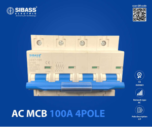 AC MCB 100A 4Pole