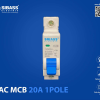 AC MCB 20A 1Pole