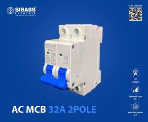 AC MCB 32A 2Pole
