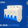 AC MCB 32A 4Pole