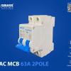 AC MCB 63A 2Pole