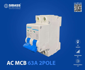 AC MCB 63A 2Pole