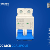 DC MCB 20A 2Pole