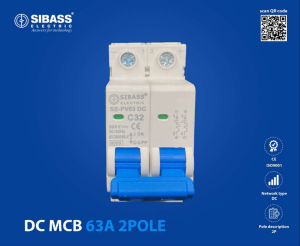 DC MCB 63A 2Pole