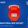 INDUSTRIAL BOX SOCKET 16A 5PIN IP44