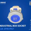 INDUSTRIAL BOX SOCKET 32A 3PIN IP67