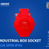 INDUSTRIAL BOX SOCKET 32A 5PIN IP44