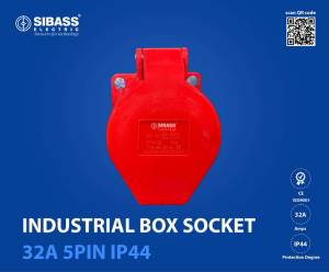 INDUSTRIAL BOX SOCKET 32A 5PIN IP44