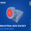 INDUSTRIAL BOX SOCKET 63A 5PIN IP67