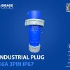 INDUSTRIAL PLUG 16A 3PIN IP67