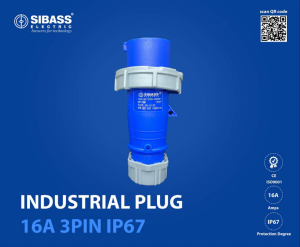 INDUSTRIAL PLUG 16A 3PIN IP67