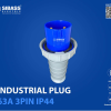 Industrial Plug 63A 3PIN IP44