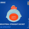 INDUSTRIAL STRAIGHT SOCKET 16A 5PIN IP67