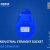 INDUSTRIAL STRAIGHT SOCKET 32A 3PIN IP44
