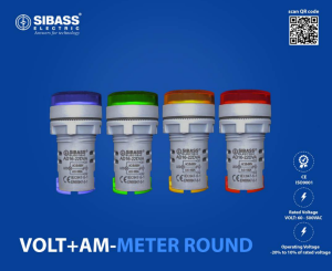 VOLT+AM-METER ROUND