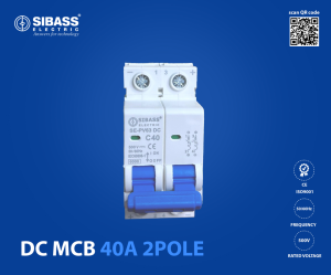 40A 2POLE DC MCB (500V)