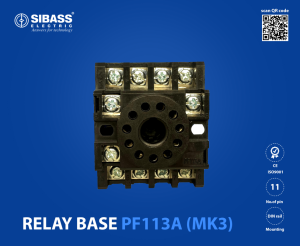 RELAY BASE PF113A (MK3)